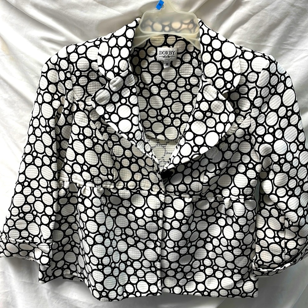 Dorby baby doll blazer/coat ladies sz 8